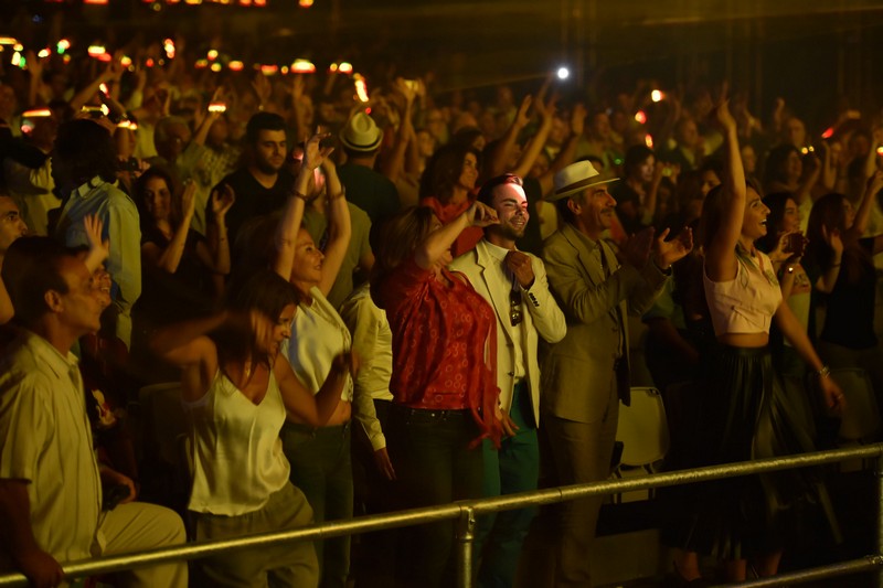 Jean Michel Jarre at Baalbeck Festival